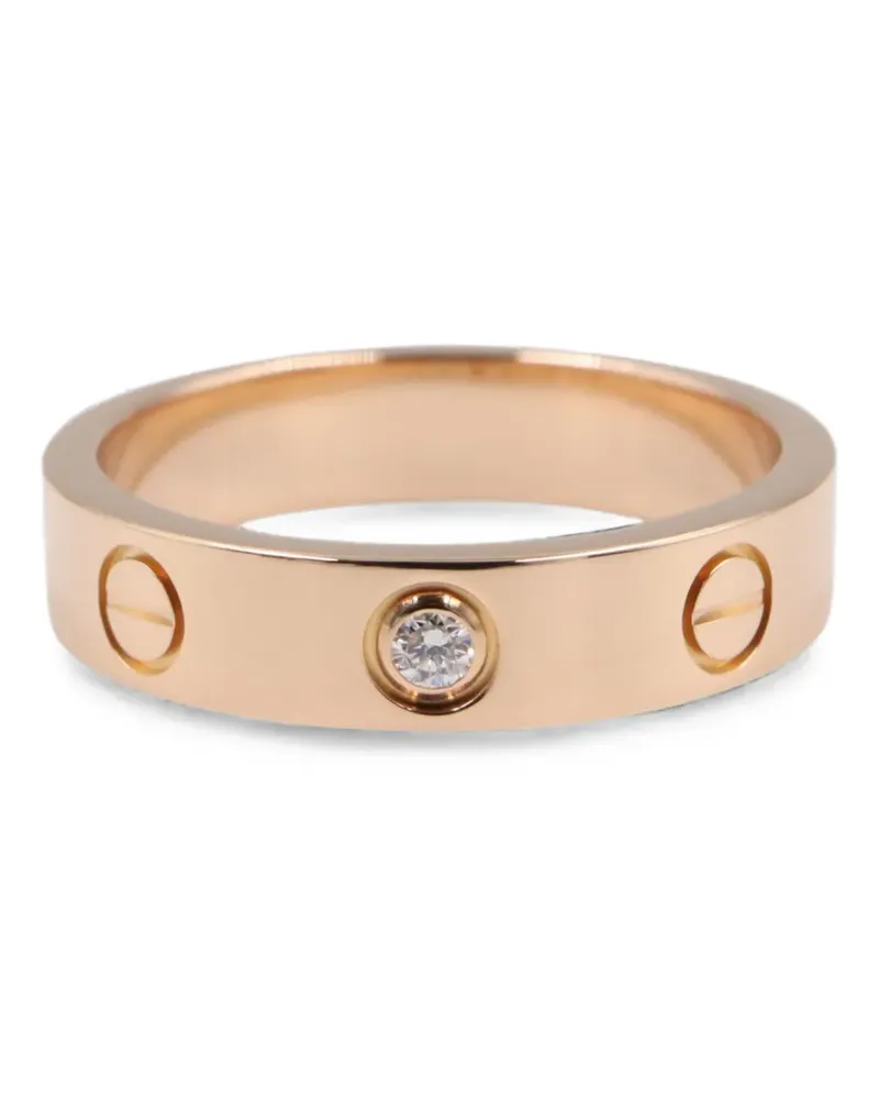 Cartier 2010s Love Ring mit Diamant - Rosa Rosa