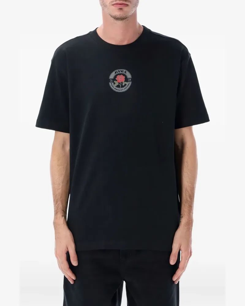 RVCA Kurzärmeliges T-Shirt - Schwarz Schwarz