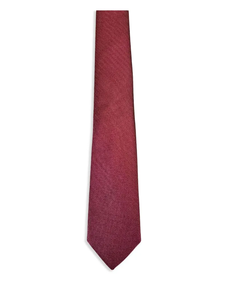 Ferragamo 3-Zero Krawatte - Rot Rot