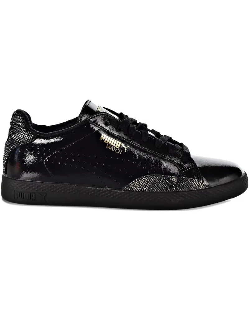 Puma Match Lo Sneakers aus Lackleder - Schwarz Schwarz