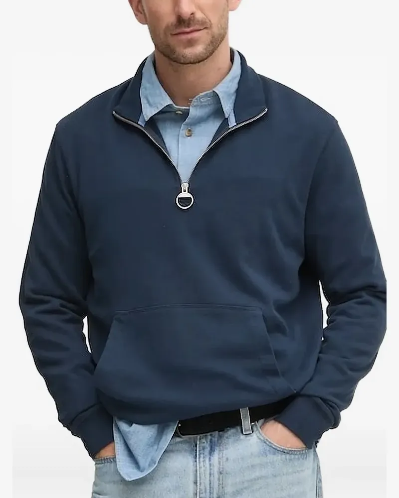 Barbour Sweatshirt mit Reißverschluss - Blau Blau