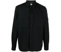 Hemd mit Linsen-Detail - Schwarz