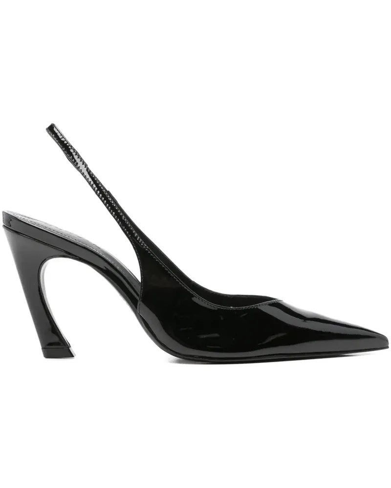 Schutz 90mm pointed-toe slingback pumps - Schwarz Schwarz