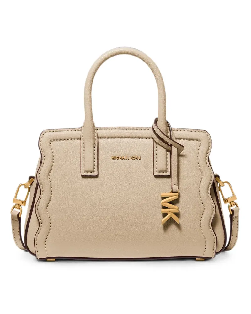 Michael Kors extra small Laila scalloped-edge tote bag - Nude Nude