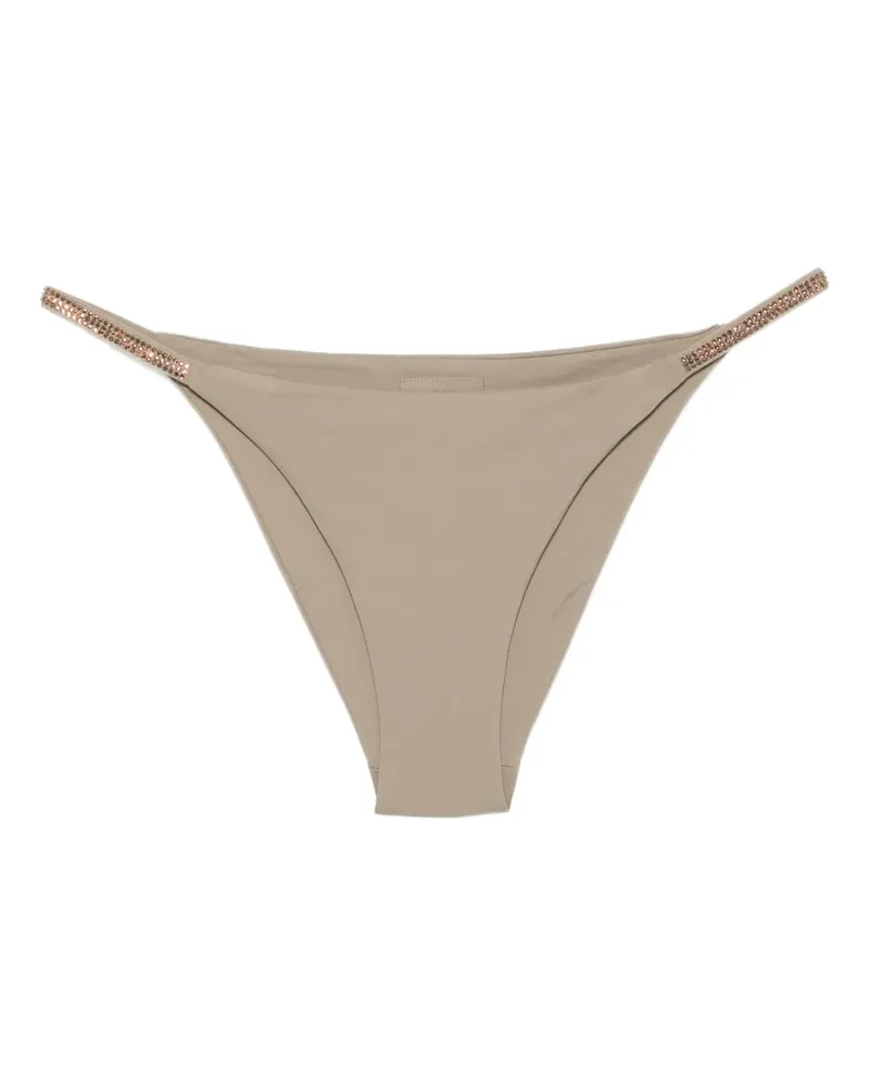 FISICO-Cristina Ferrari Verziertes Barrette Bikinihöschen - Grün Grün