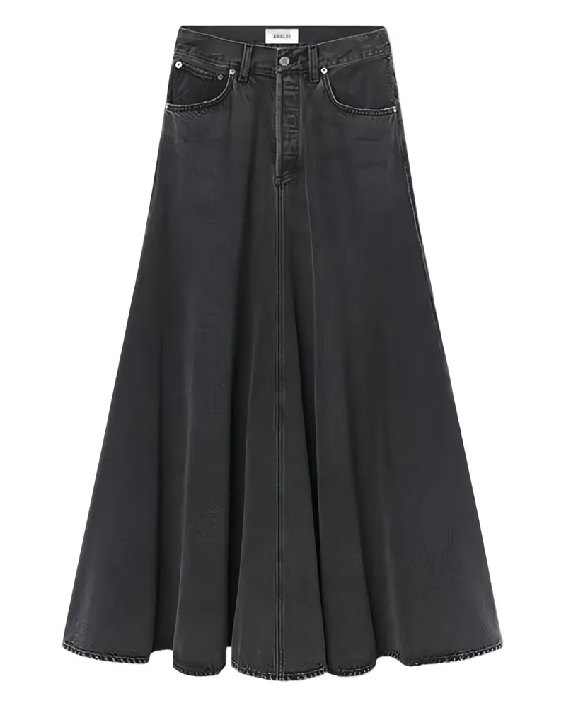 AGOLDE Langer Odin Rock mit Taschen - Grau Grau