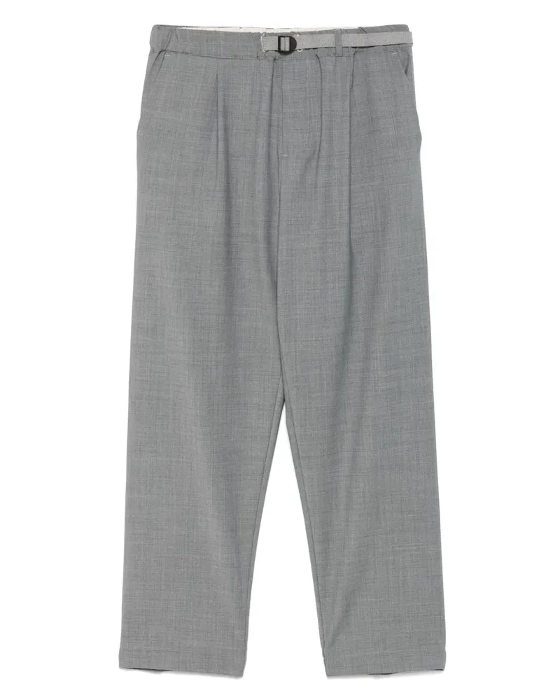 PLAN C Hose mit Faltendetail - Grau Grau