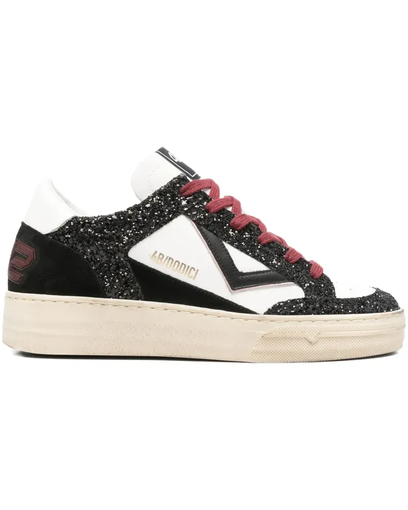 4B12 Kyle Sneakers im Glitter-Look - Schwarz Schwarz