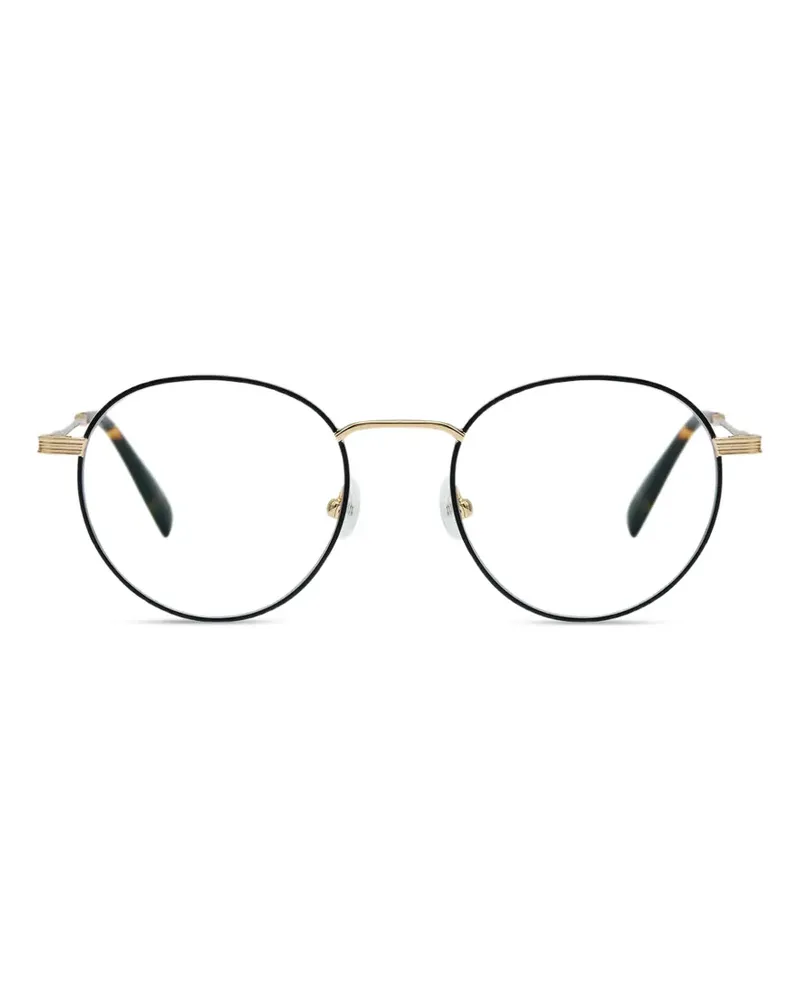 GIGI STUDIOS Quartz round glasses - Schwarz Schwarz