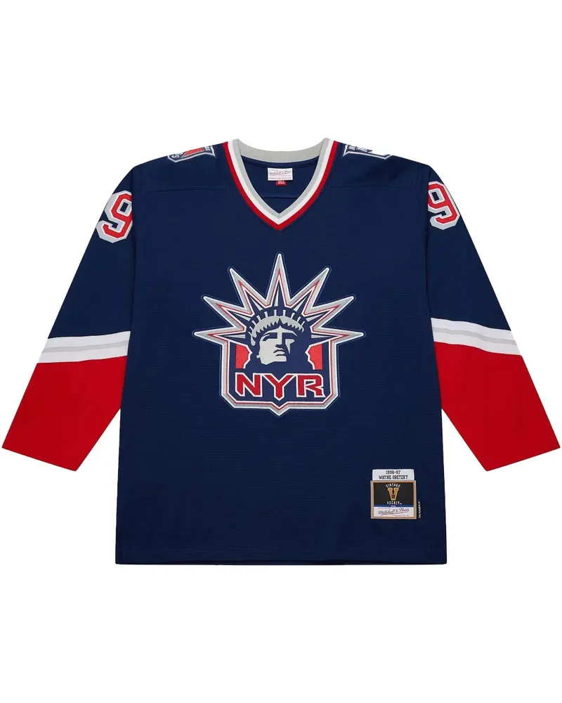 Mitchell & Ness New York Rangers 1996/97 Wayne Gretzky Alternate Trikot - Blau Blau