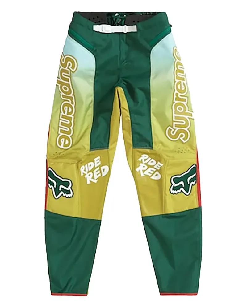 Supreme Being x Honda Fox Racing Moto "Moss Green" trousers - Grün Grün