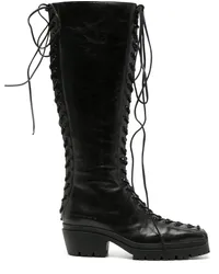 Alexander Wang Kniehohe Terrain Stiefel Schwarz