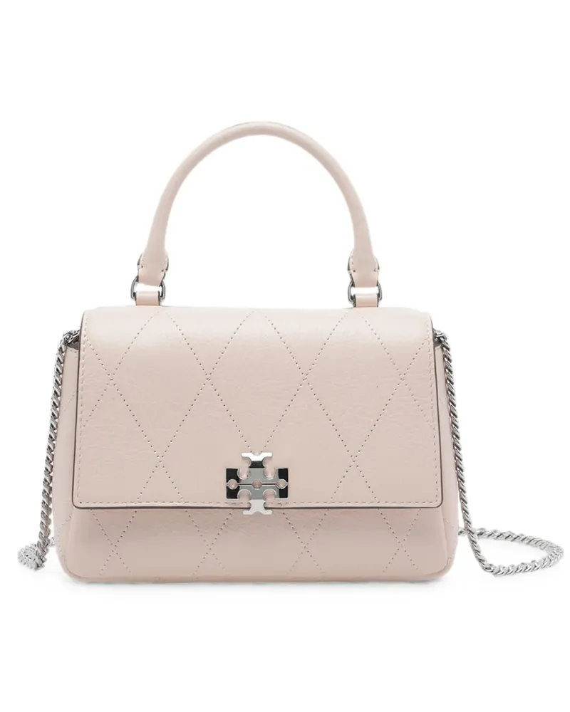 Tory Burch Charlie quilted mini tote bag - Rosa Rosa
