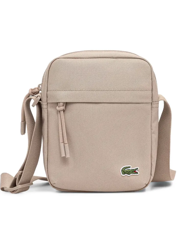 Lacoste logo-patch zip-around belt bag - Nude Nude