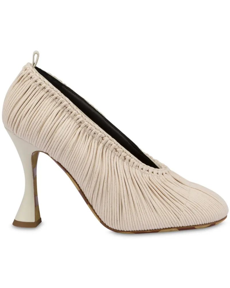 Moschino Pumps aus Kalbsleder - Nude Nude