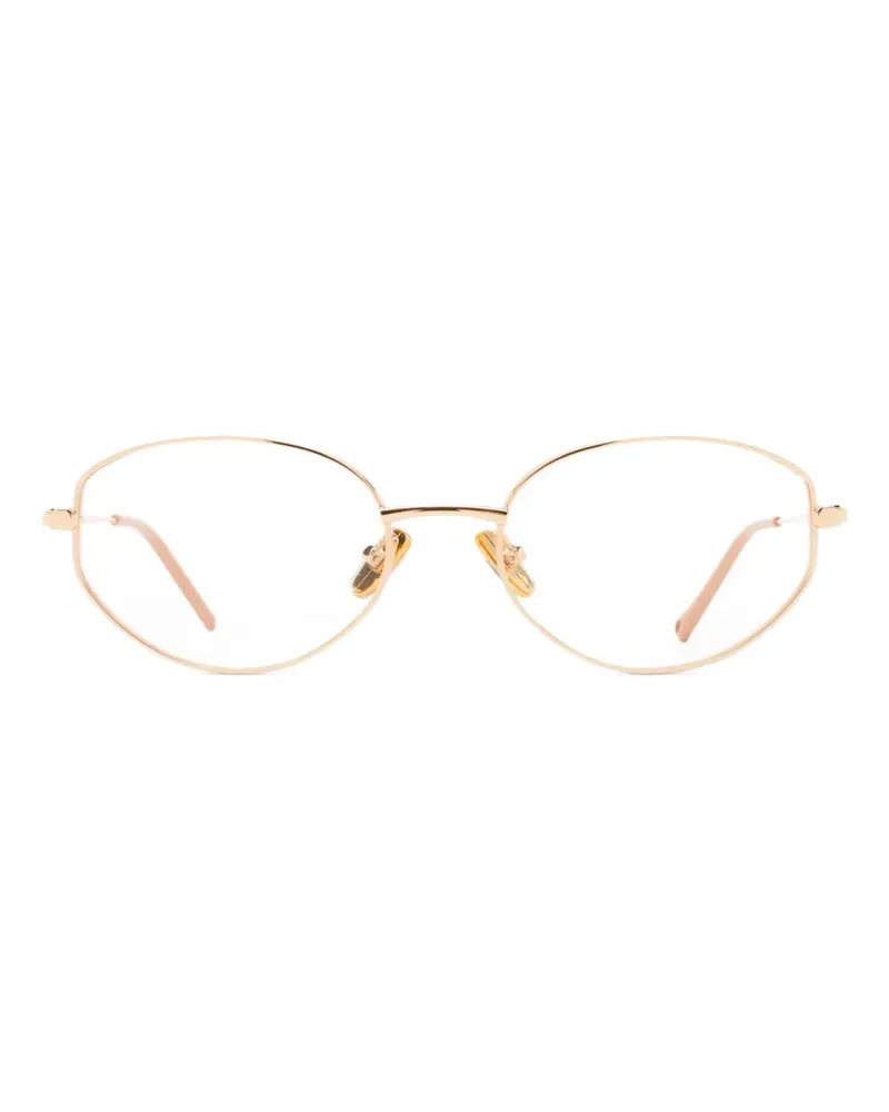 Eyepetizer Brille mit rundem Gestell - Gold Gold