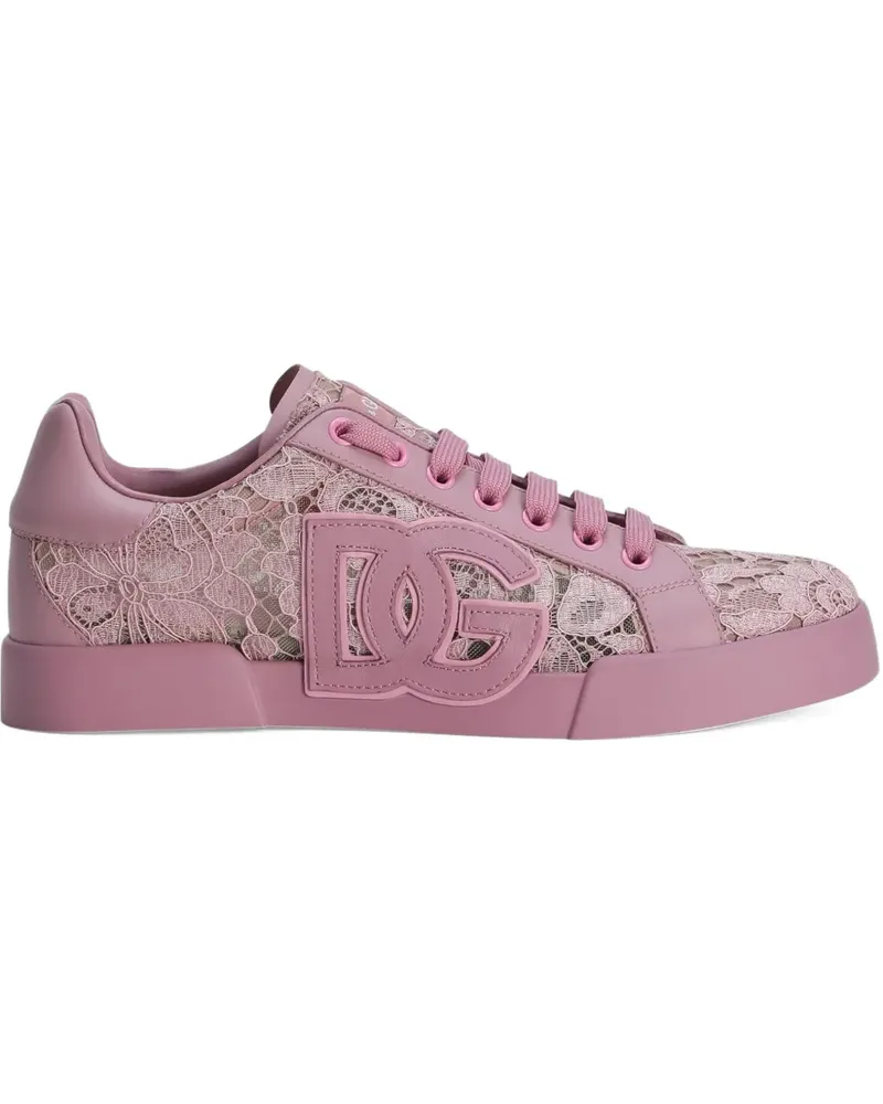 Dolce & Gabbana Portofino Sneakers - Rosa Rosa