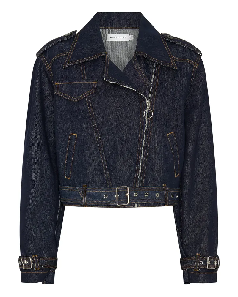 Anna Quan Phoenix Jeansjacke mit Gürtel - Blau Blau