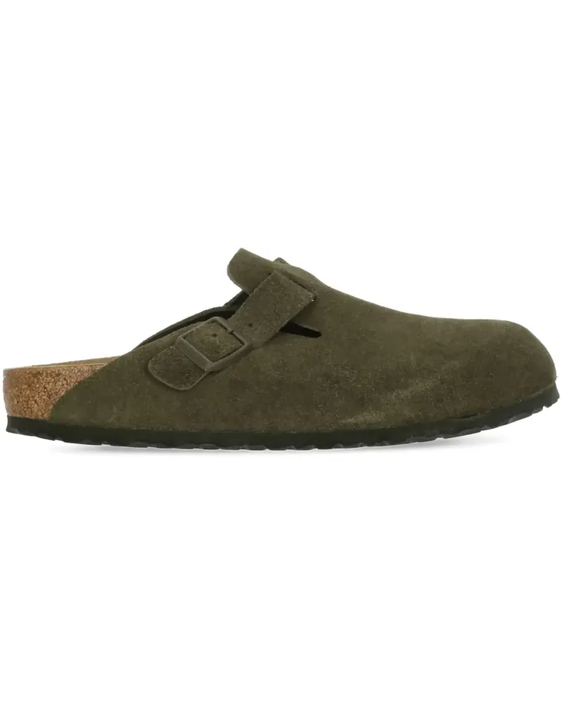 Birkenstock Boston suede clogs - Grün Grün