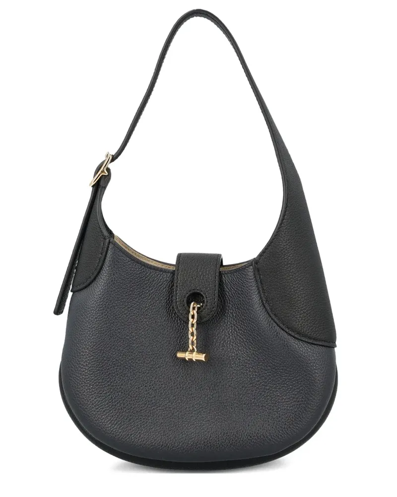 Loro Piana Mini Bobbin Schultertasche mit Kettendetail - Blau Blau