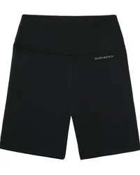 SPORTY & RICH N.03 Shorts mit Logo-Print Schwarz