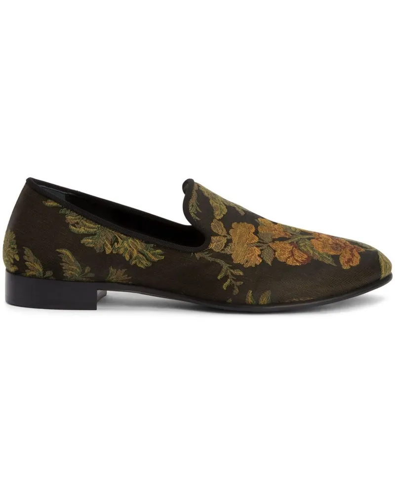 Giuseppe Zanotti Loafer mit Blumenstickerei - Mehrfarbig Mehrfarbig
