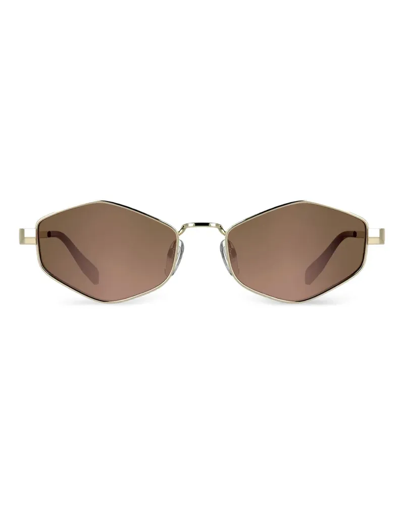 Karl Lagerfeld Sonnenbrille mit geometrischem Gestell - Gold Gold