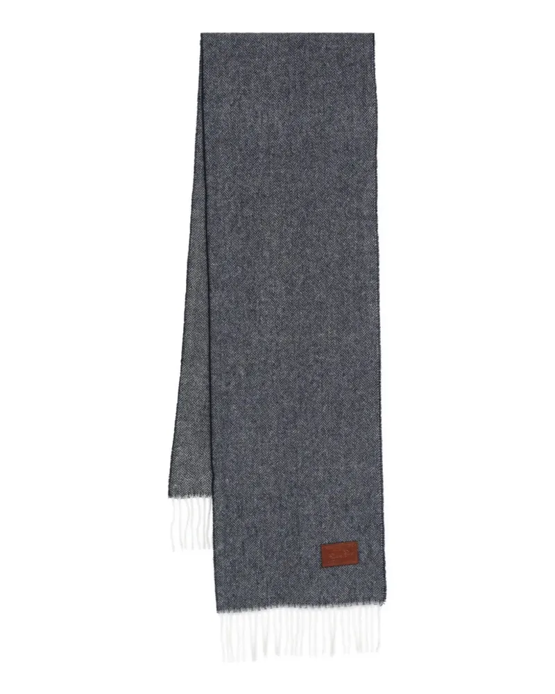 The Bridge Schal mit Fransen - Grau Grau