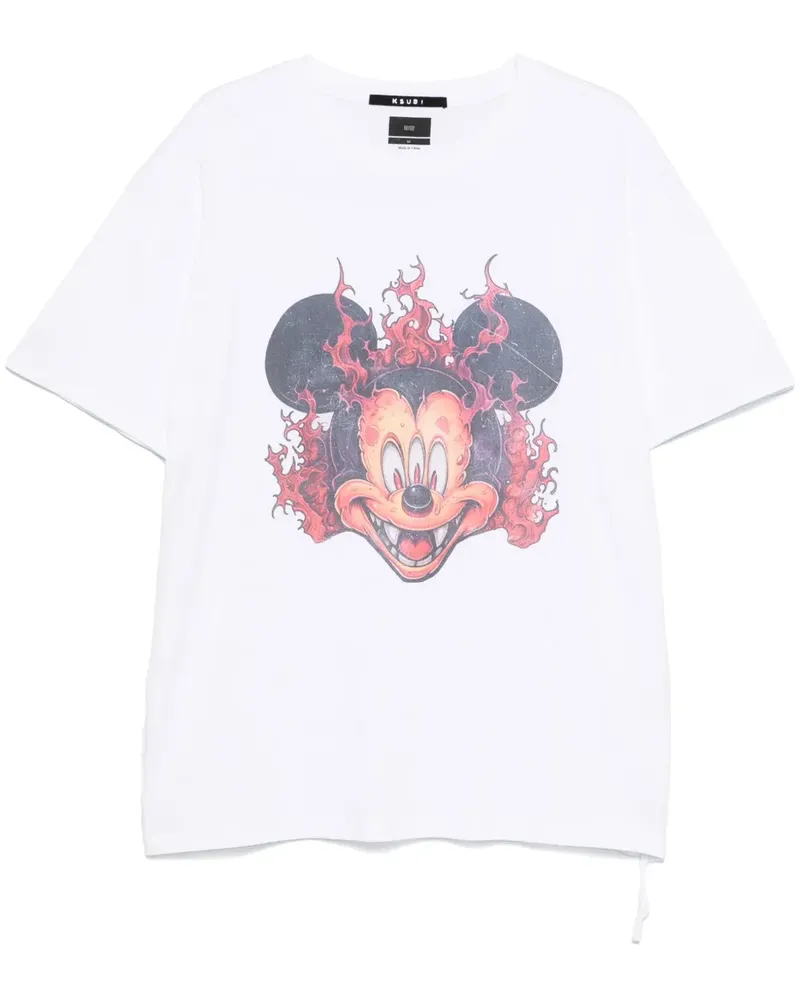 ksubi Fuego Biggie T-Shirt - Weiß Weiß