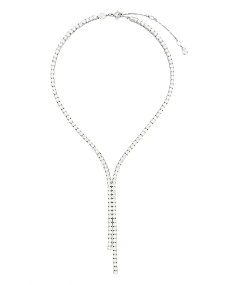 Swarovski Matrix Tennis Halskette - Silber Silber
