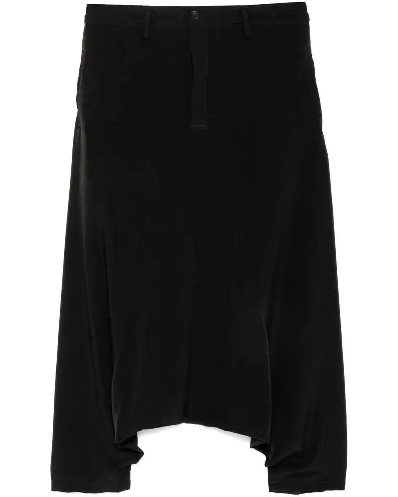 Yohji Yamamoto Smoking-Hose mit verstärktem Einsatz Schwarz