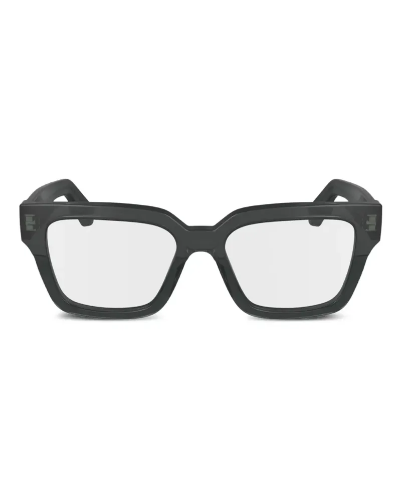 Calvin Klein Brille mit eckigem Gestell - Grau Grau