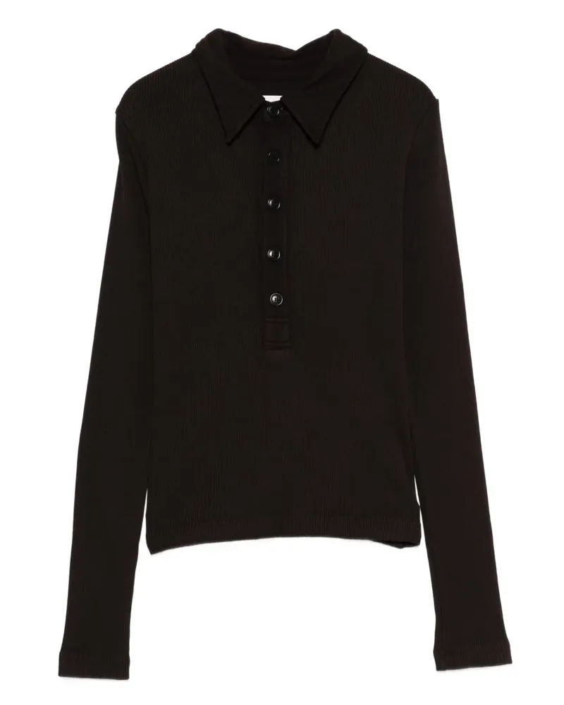 Citizens of humanity buttoned polo top - Braun Braun