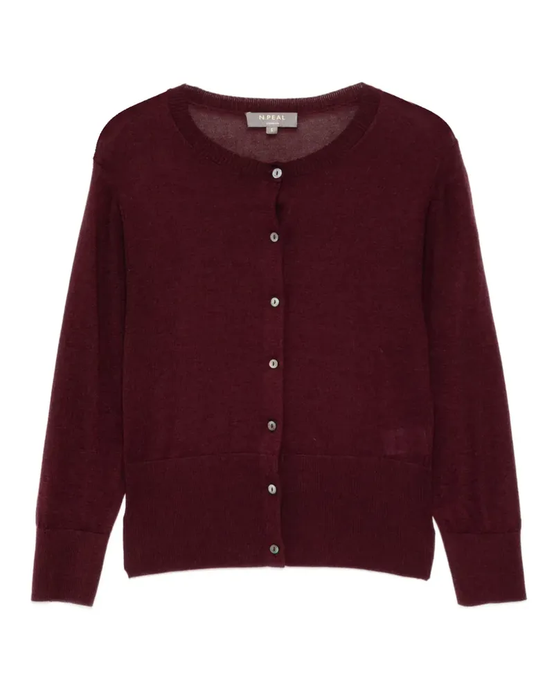N.Peal Darcie Cardigan - Rot Rot
