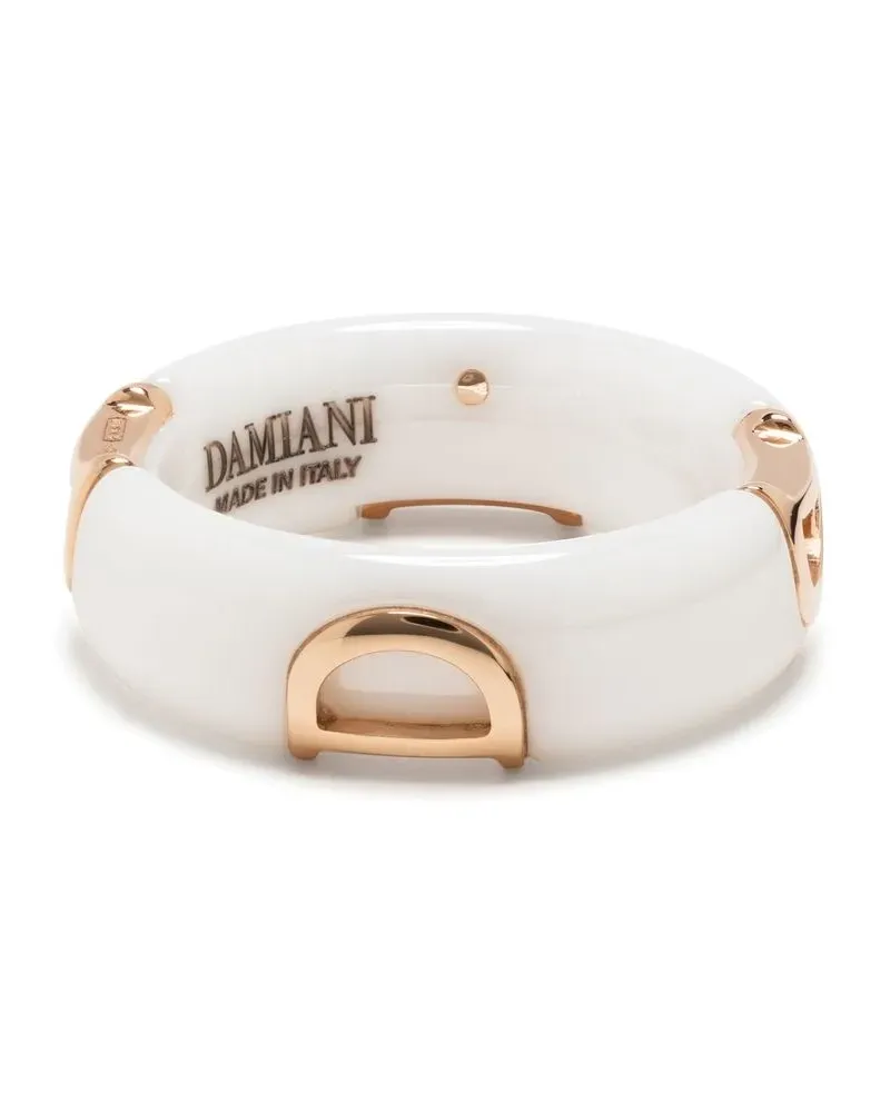 DAMIANI 18kt Rotgoldring mit Diamanten - Rosa Rosa
