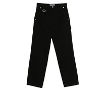 Carpenter-Hose mit Ringdetail - Schwarz