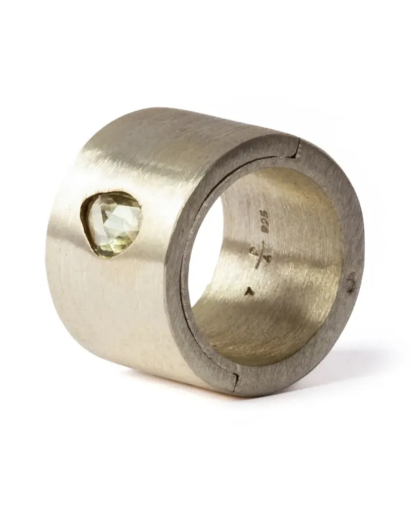 Parts Of Four Sistema Sterlingsilberring mit Saphir Silber