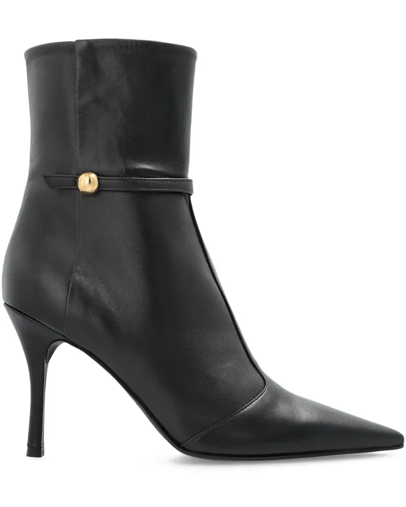 Furla Spitze Sfera Stiefeletten 100mm - Schwarz Schwarz