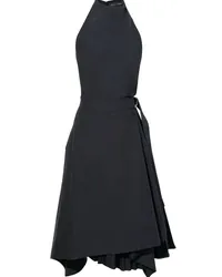 Proenza Schouler Wickelkleid im Layering-Look Schwarz