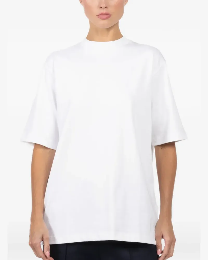 tibi Klassisches T-Shirt - Weiß Weiß