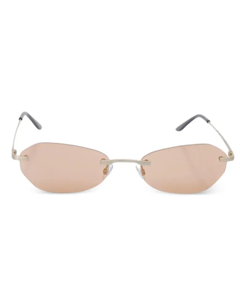 Our Legacy Adorable Sonnenbrille mit Oversized-Gestell - Gold Gold