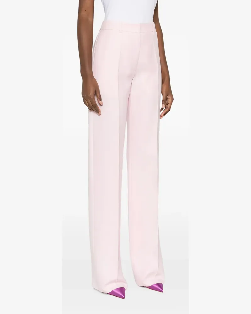 Valentino Garavani Straight-Leg-Hose aus Krepp - Rosa Rosa