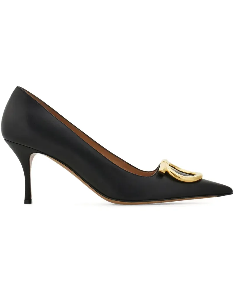 Ferragamo Maxi Gancini Pumps 70mm - Schwarz Schwarz