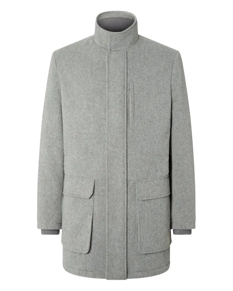 Corneliani flap-pocket wool jacket - Grau Grau