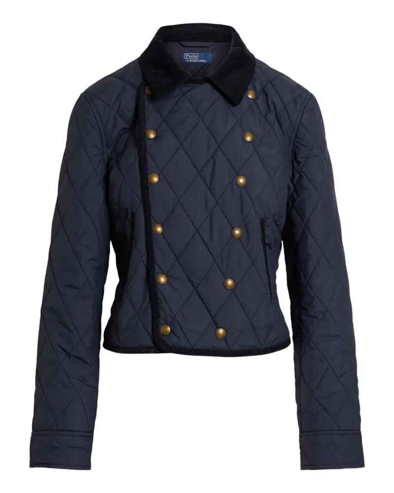 Ralph Lauren Doppelreihige Steppjacke - Blau Blau