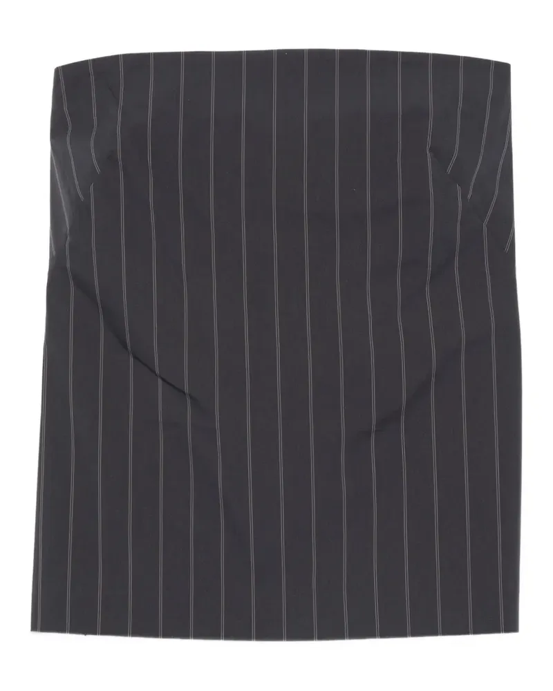 St. Agni strapless striped top - Blau Blau