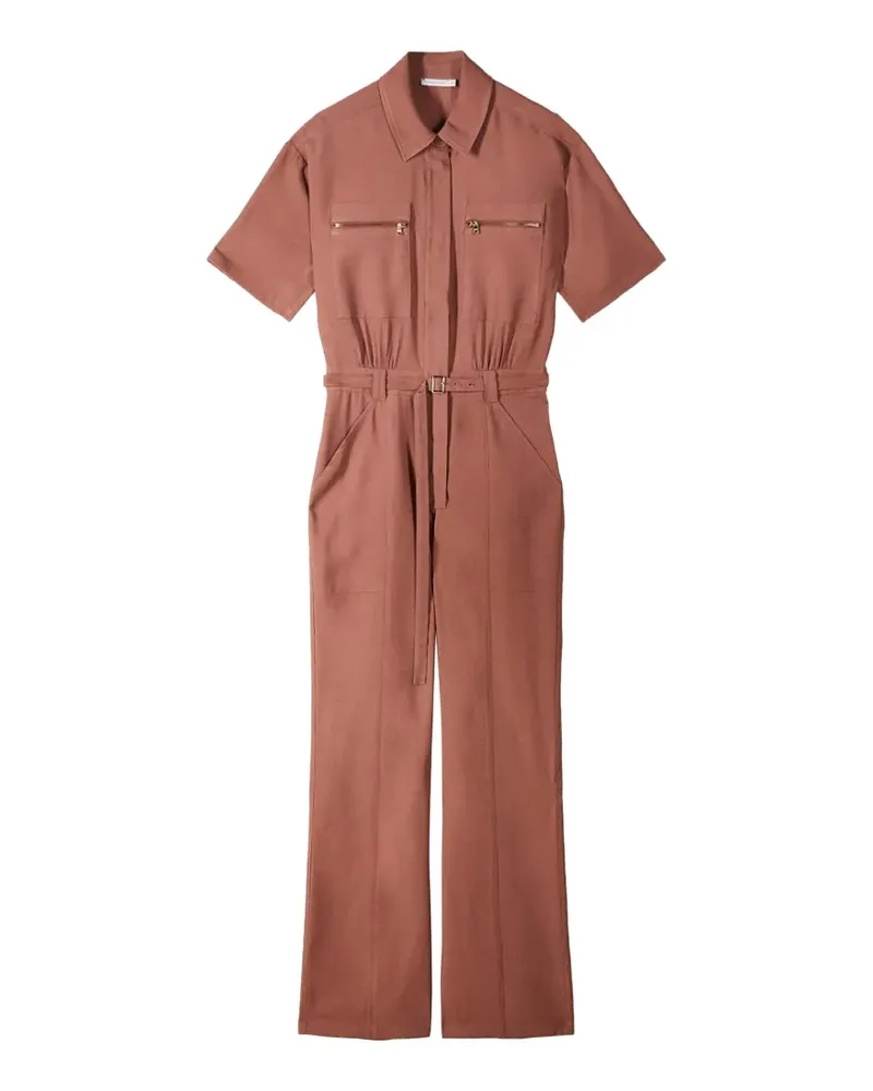 Patrizia Pepe belted jumpsuit - Braun Braun
