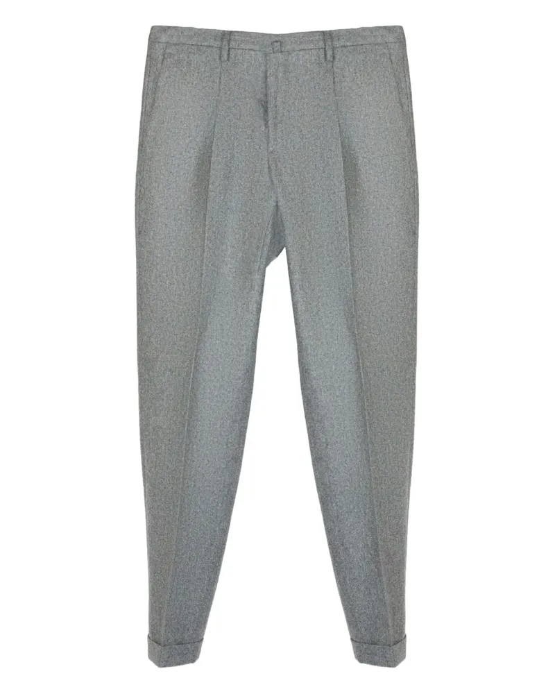 Briglia 1949 pleated cuffed trousers - Grau Grau