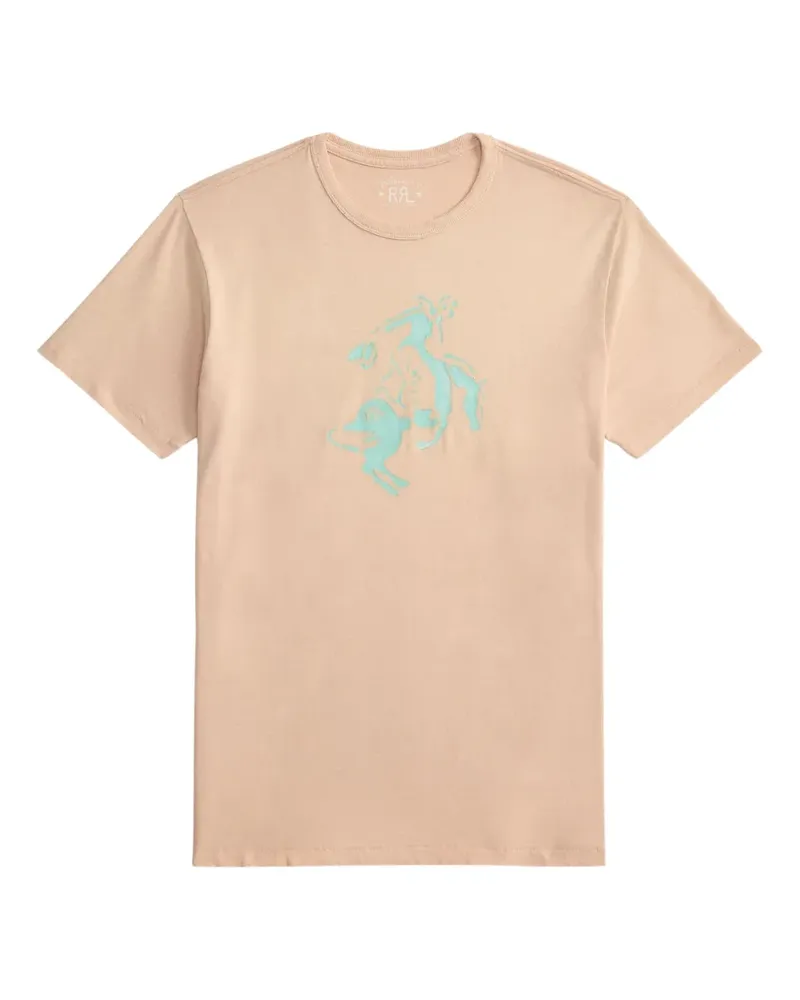 Ralph Lauren T-Shirt mit Polo Pony - Rosa Rosa