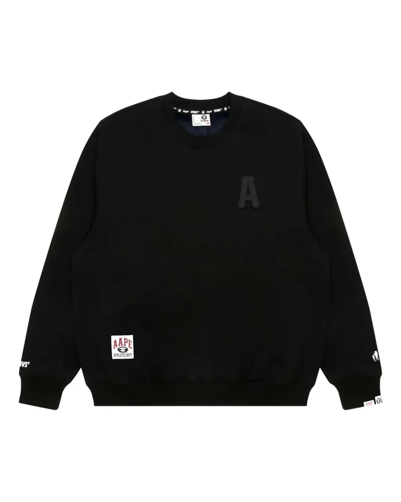 BAPE appliqué graphic-print sweatshirt - Schwarz Schwarz